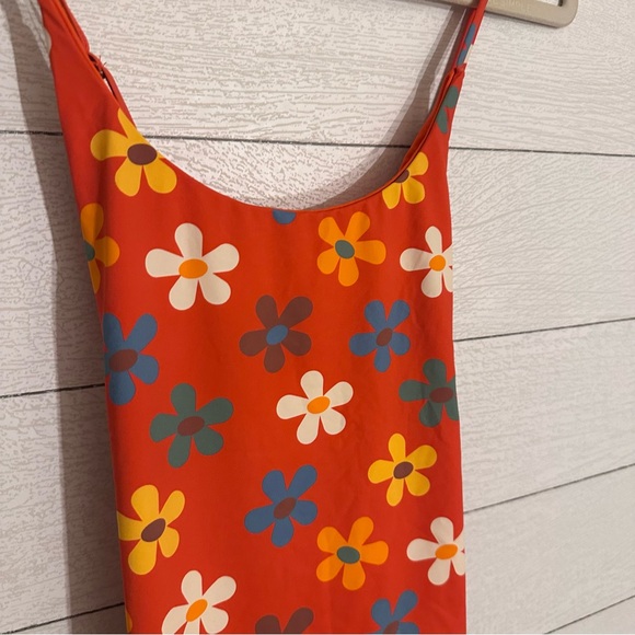 Marine Layer Red Merida Cross Back One Piece Swim Suit XL - Picture 9 of 11